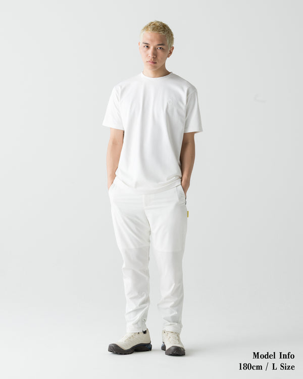 CRONOS TEXTURE REGULAR S/S TEE【WHITE】