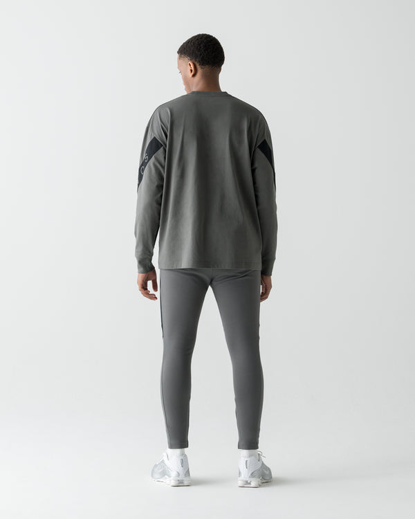 CRONOS DIAGONAL SKINNY PANTS【D.GRAY】