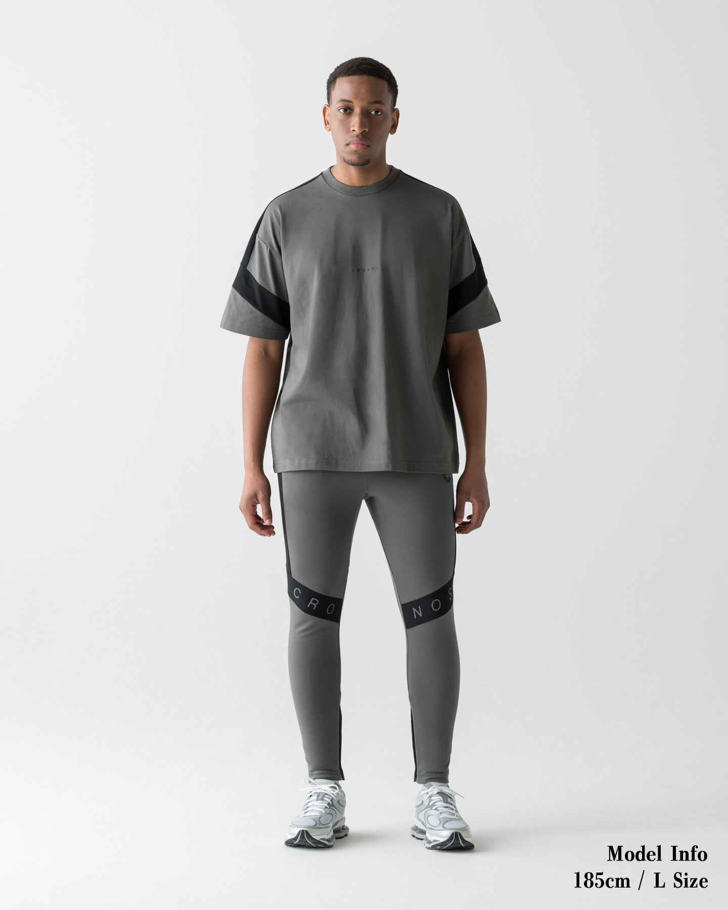 CRONOS DIAGONAL SKINNY PANTS【D.GRAY】