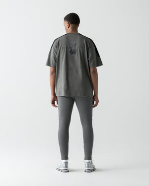 CRONOS DIAGONAL SKINNY PANTS【D.GRAY】