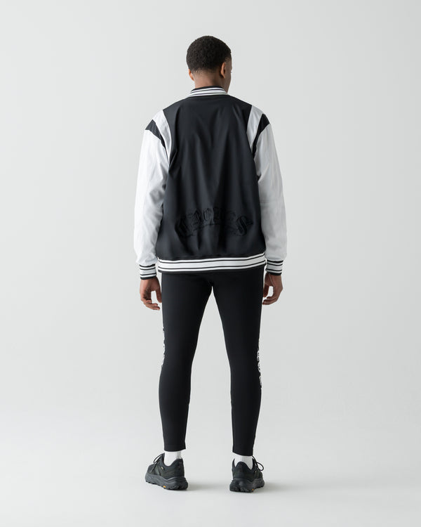 CRONOS BLACKLETTER SNAP BLOUSON【BLACK×WHITE】