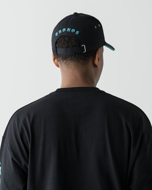 CRONOS BLACKLETTER CAP【T. BLUE】