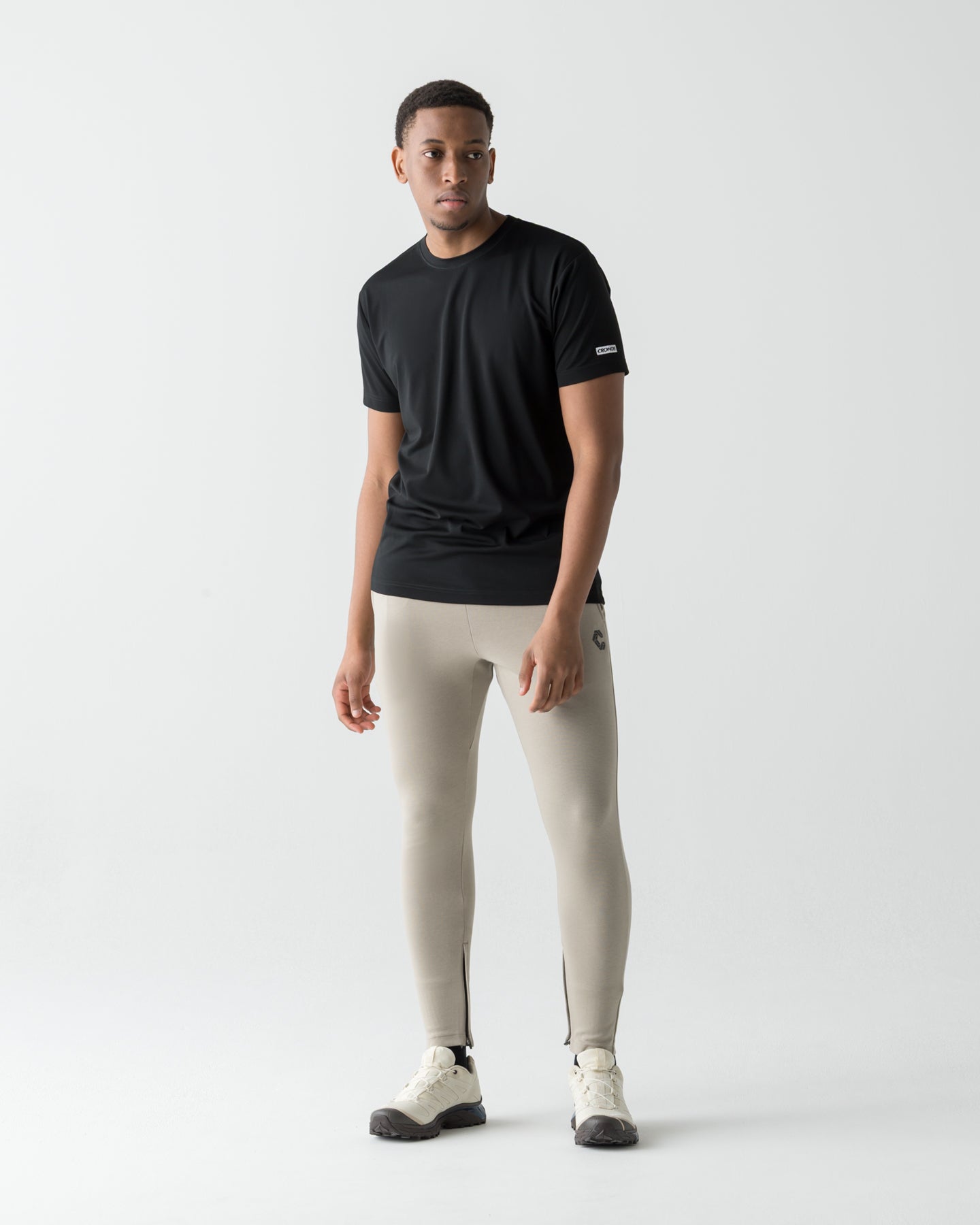 CRONOS HIGH-STRETCH SKINNY PANTS【GREIGE】