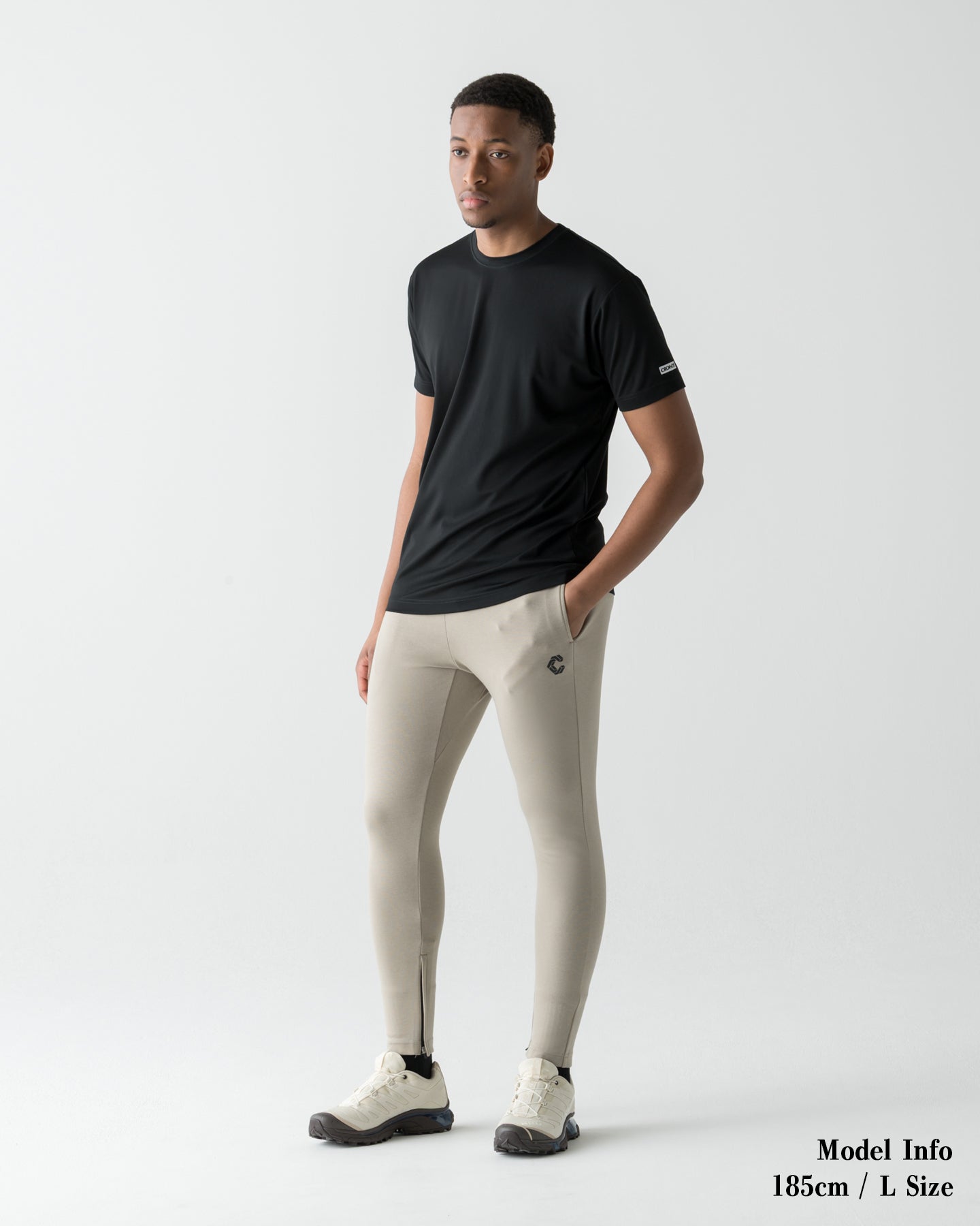新品！CRONOS スリムフィットパンツ ブラウン/ホワイト CRONOS ASCENT Pants【TAUPE】