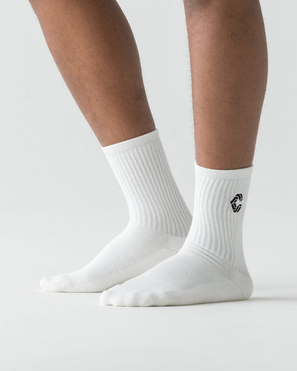 CRONOS DAILY 2PACK SOCKS【WHITE】