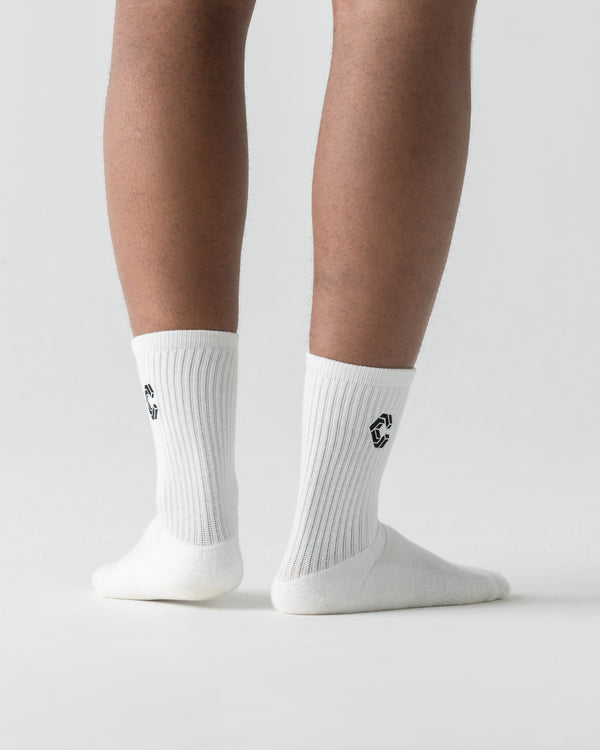 CRONOS DAILY 2PACK SOCKS【WHITE】