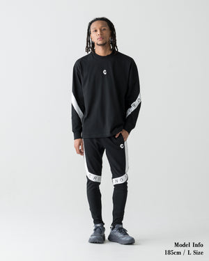 CRONOS DIAGONAL SKINNY PANTS【BLACK】