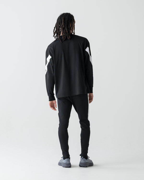 CRONOS DIAGONAL SKINNY PANTS【BLACK】