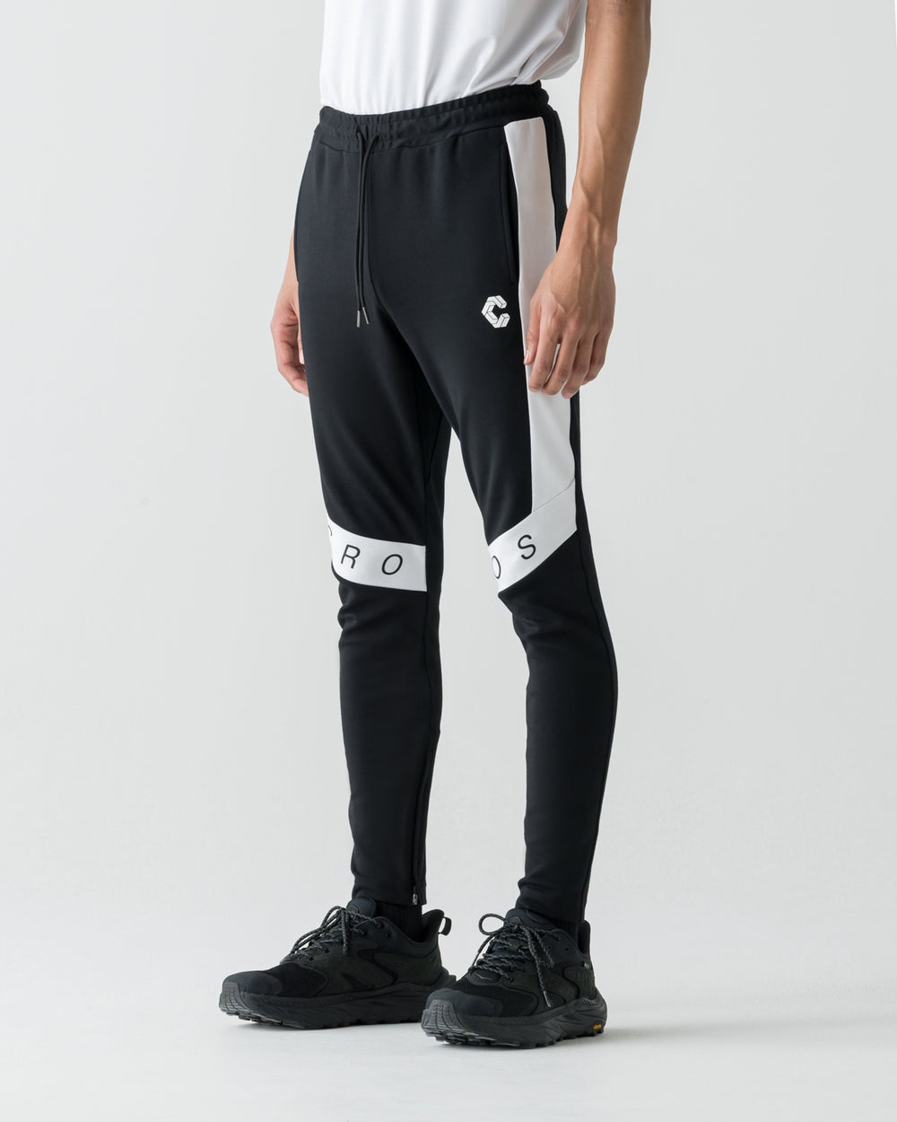 CRONOS DIAGONAL SKINNY PANTS【BLACK】