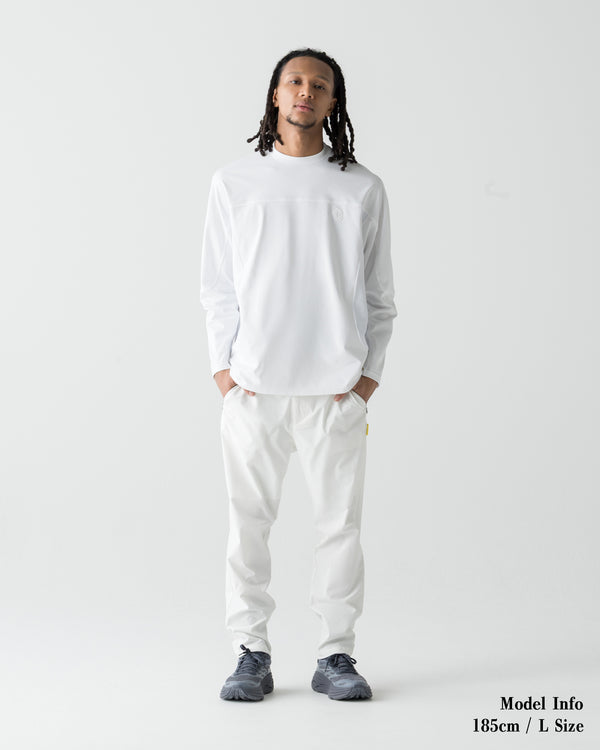 CRONOS WIDE SILHOUETTE L/S TEE【WHITE】