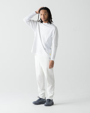 CRONOS WIDE SILHOUETTE L/S TEE【WHITE】