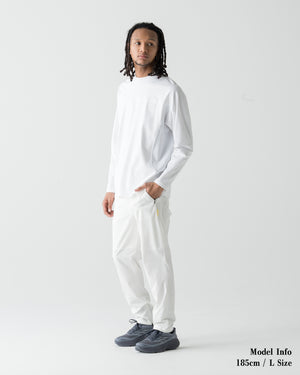 CRONOS WIDE SILHOUETTE L/S TEE【WHITE】