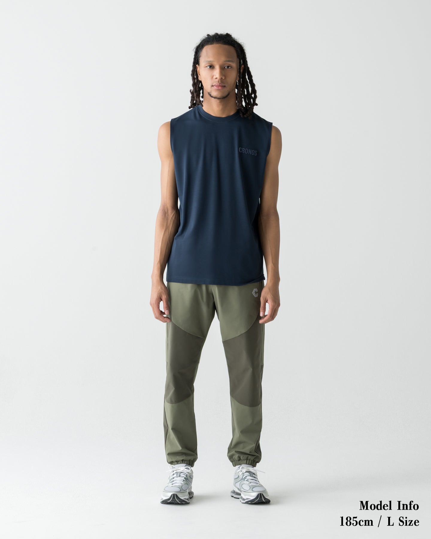 CRONOS EASY FIT SLEEVELESS【NAVY】