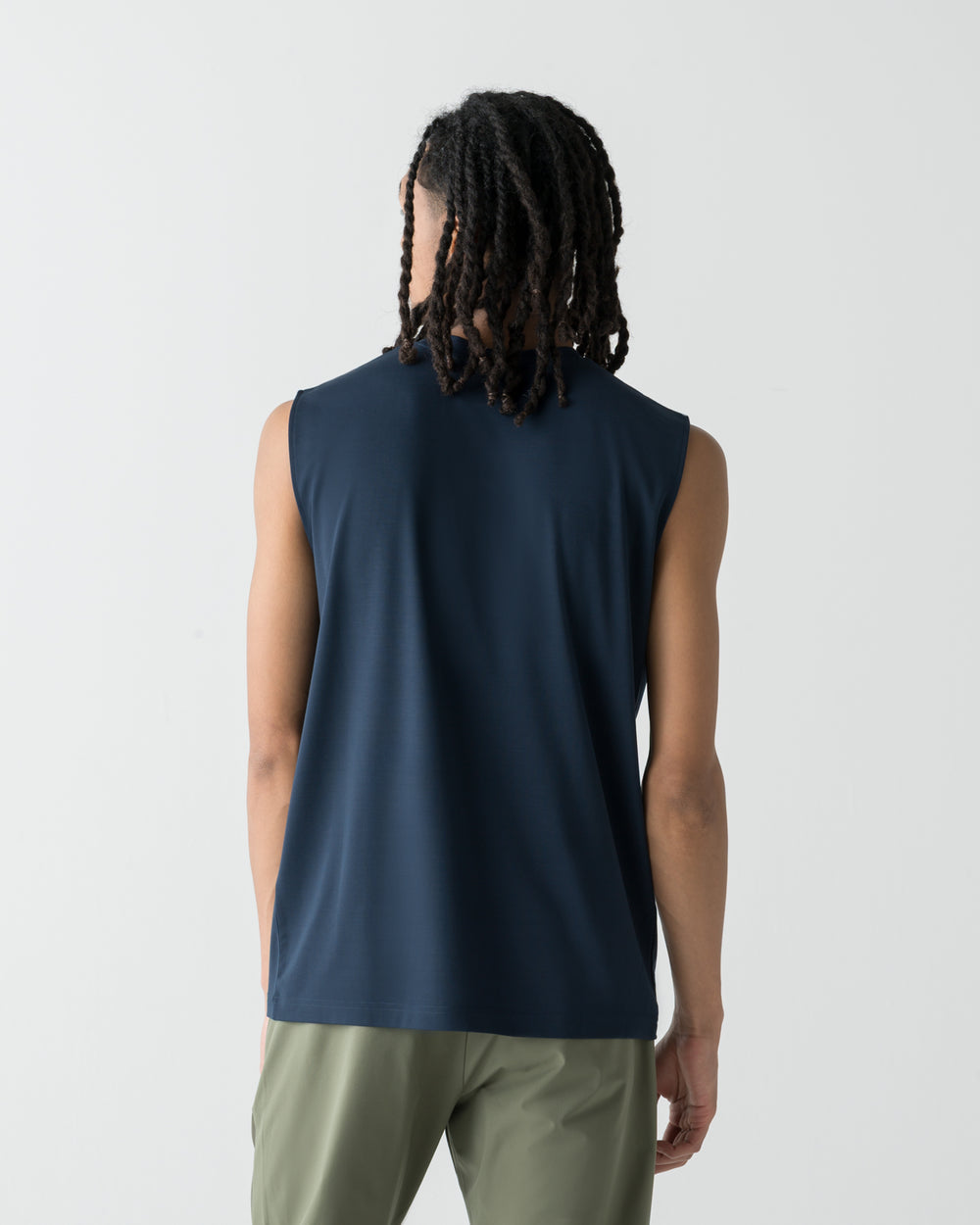 CRONOS EASY FIT SLEEVELESS【NAVY】
