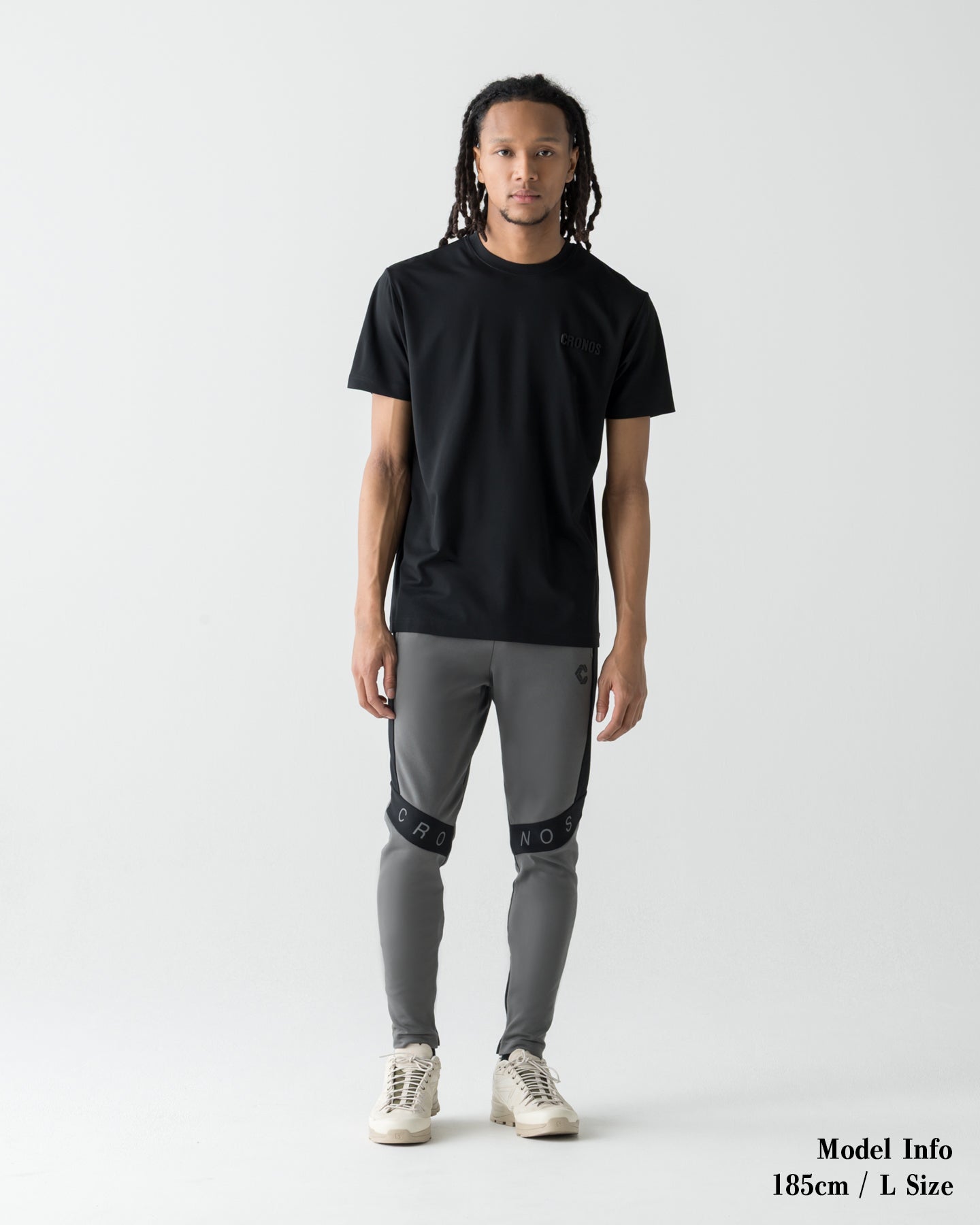 CRONOS EASY FIT S/S TEE【BLACK】