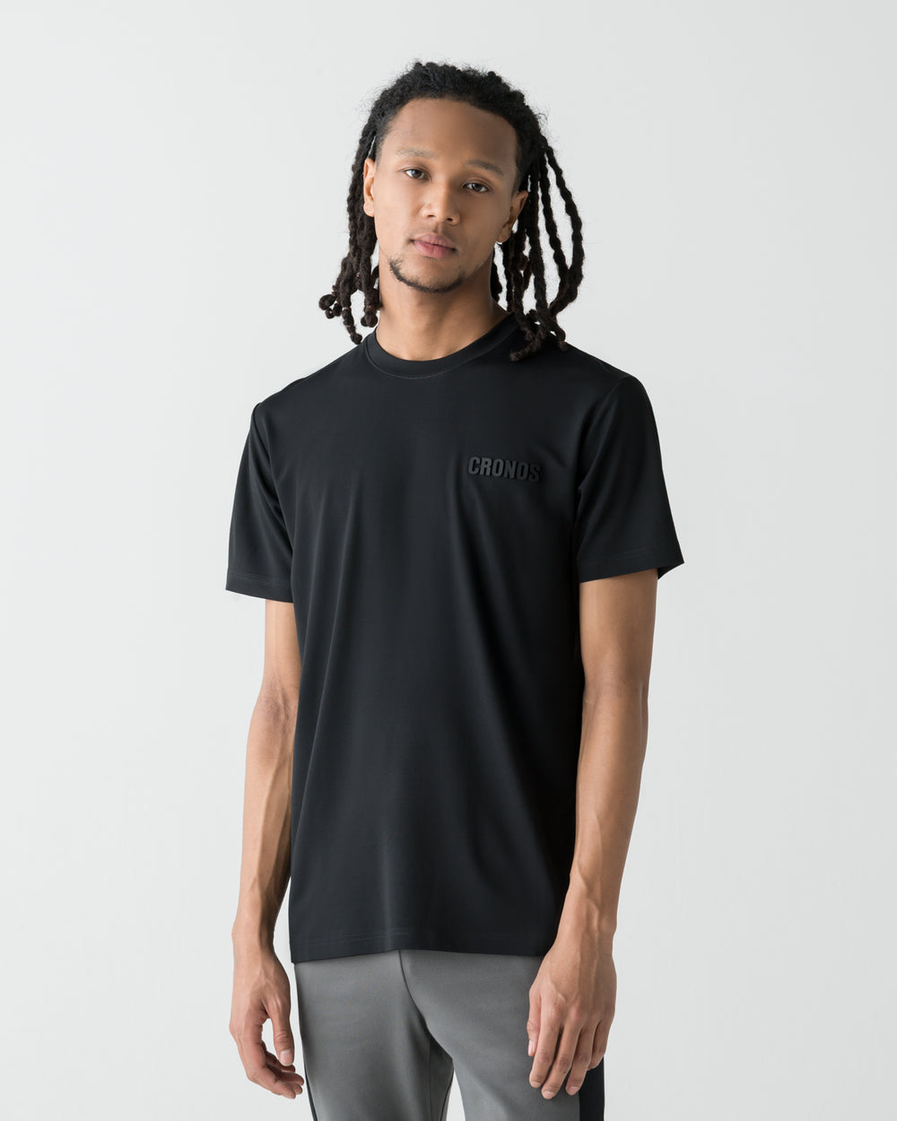 CRONOS EASY FIT S/S TEE【BLACK】