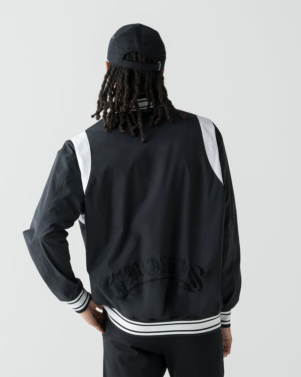 CRONOS BLACKLETTER SNAP BLOUSON【BLACK】