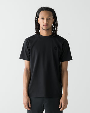 CRONOS TEXTURE REGULAR S/S TEE【BLACK】
