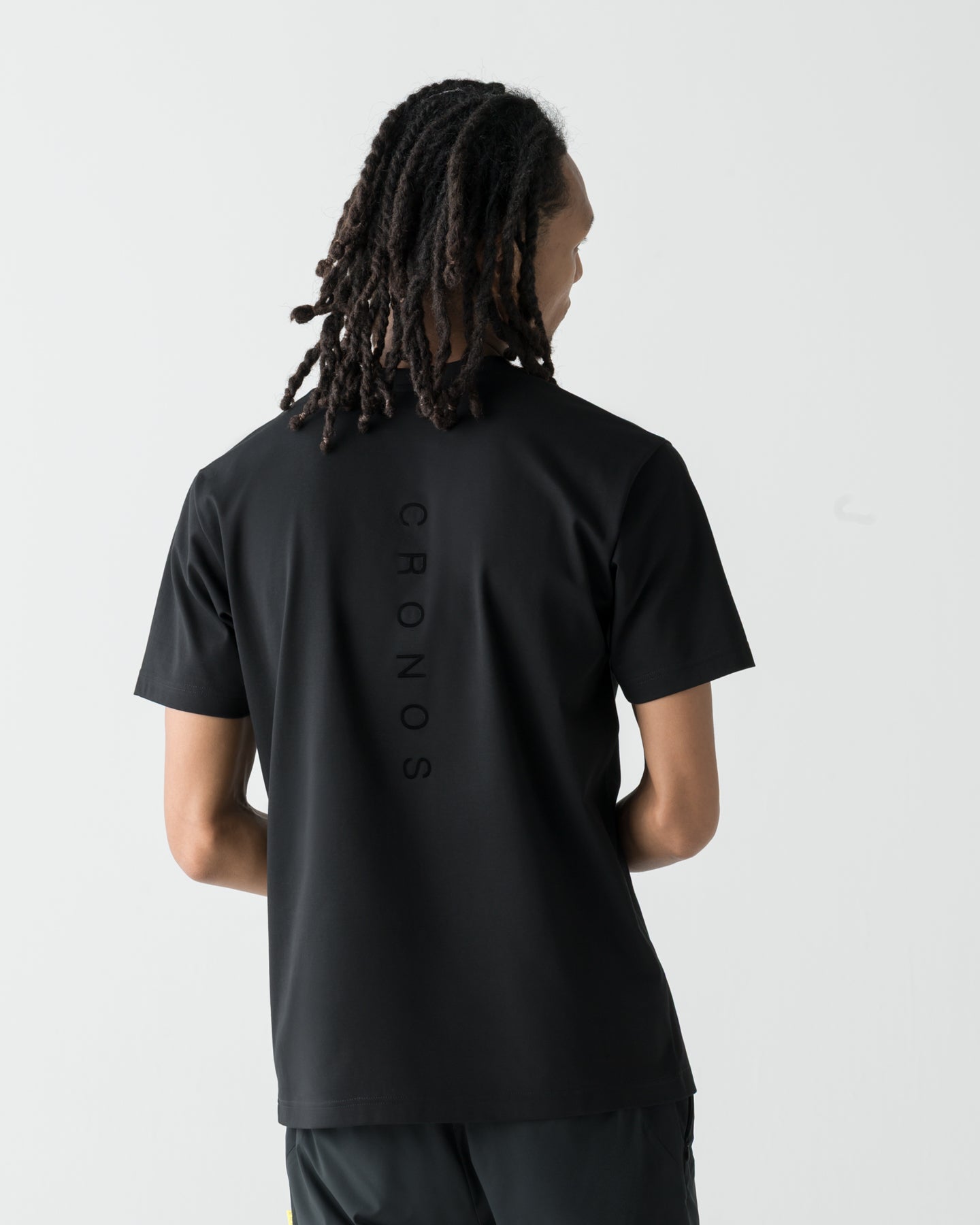 CRONOS TEXTURE REGULAR S/S TEE【BLACK】