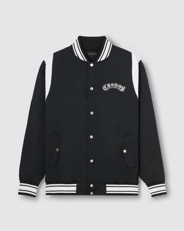 CRONOS BLACKLETTER SNAP BLOUSON【BLACK】