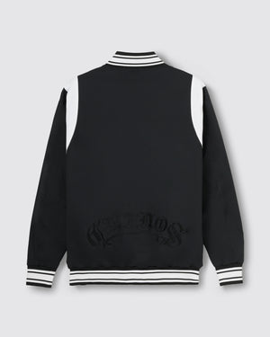 CRONOS BLACKLETTER SNAP BLOUSON【BLACK】
