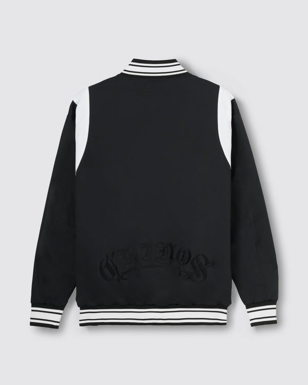 CRONOS BLACKLETTER SNAP BLOUSON【BLACK】