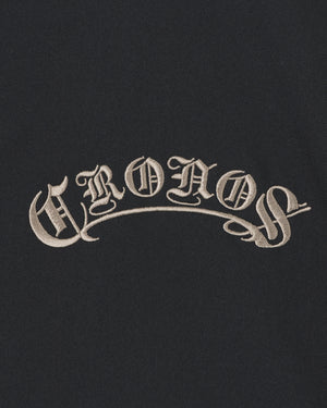 CRONOS BLACKLETTER SNAP BLOUSON【BLACK×GREIGE】