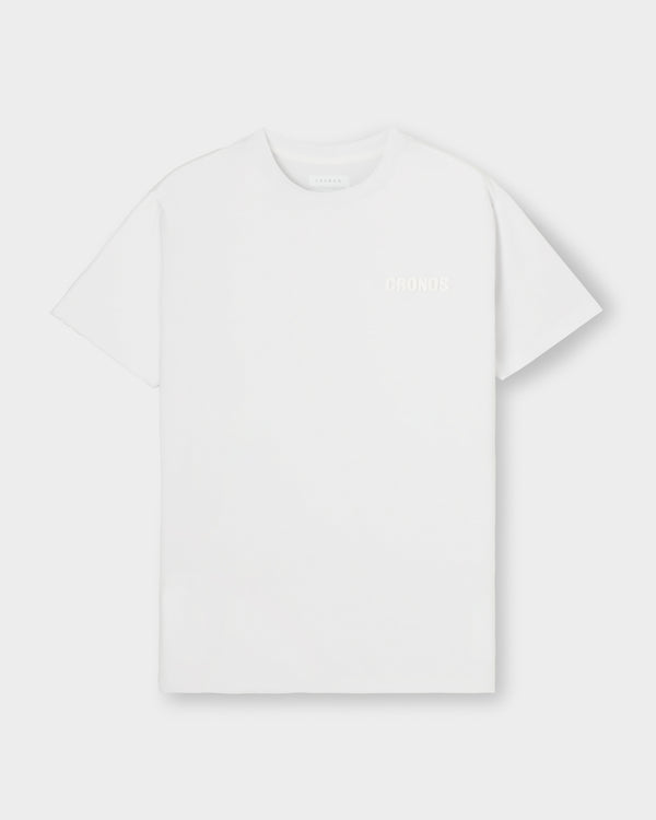 CRONOS EASY FIT S/S TEE【WHITE】