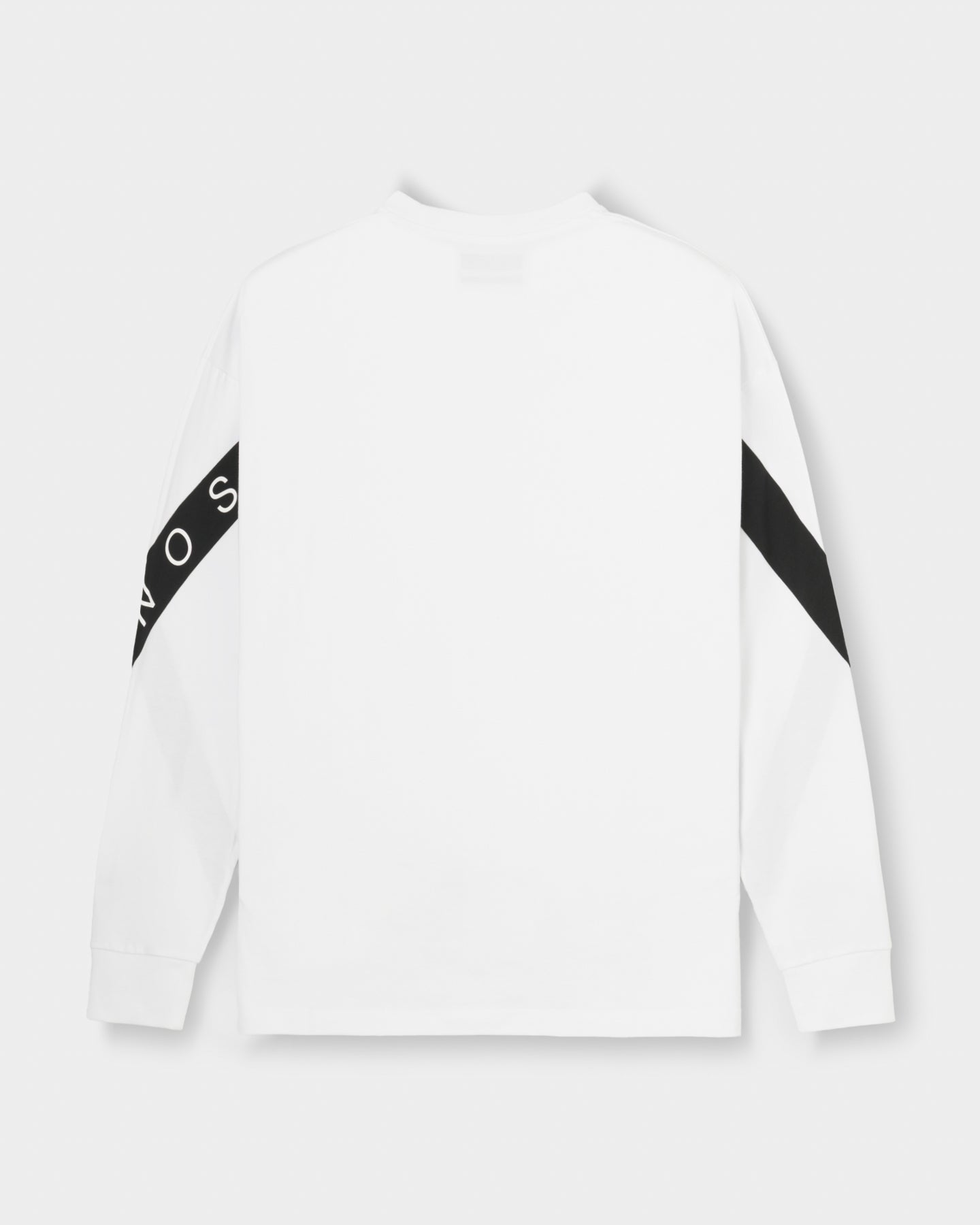 CRONOS DIAGONAL OVER L/S TEE【WHITE】