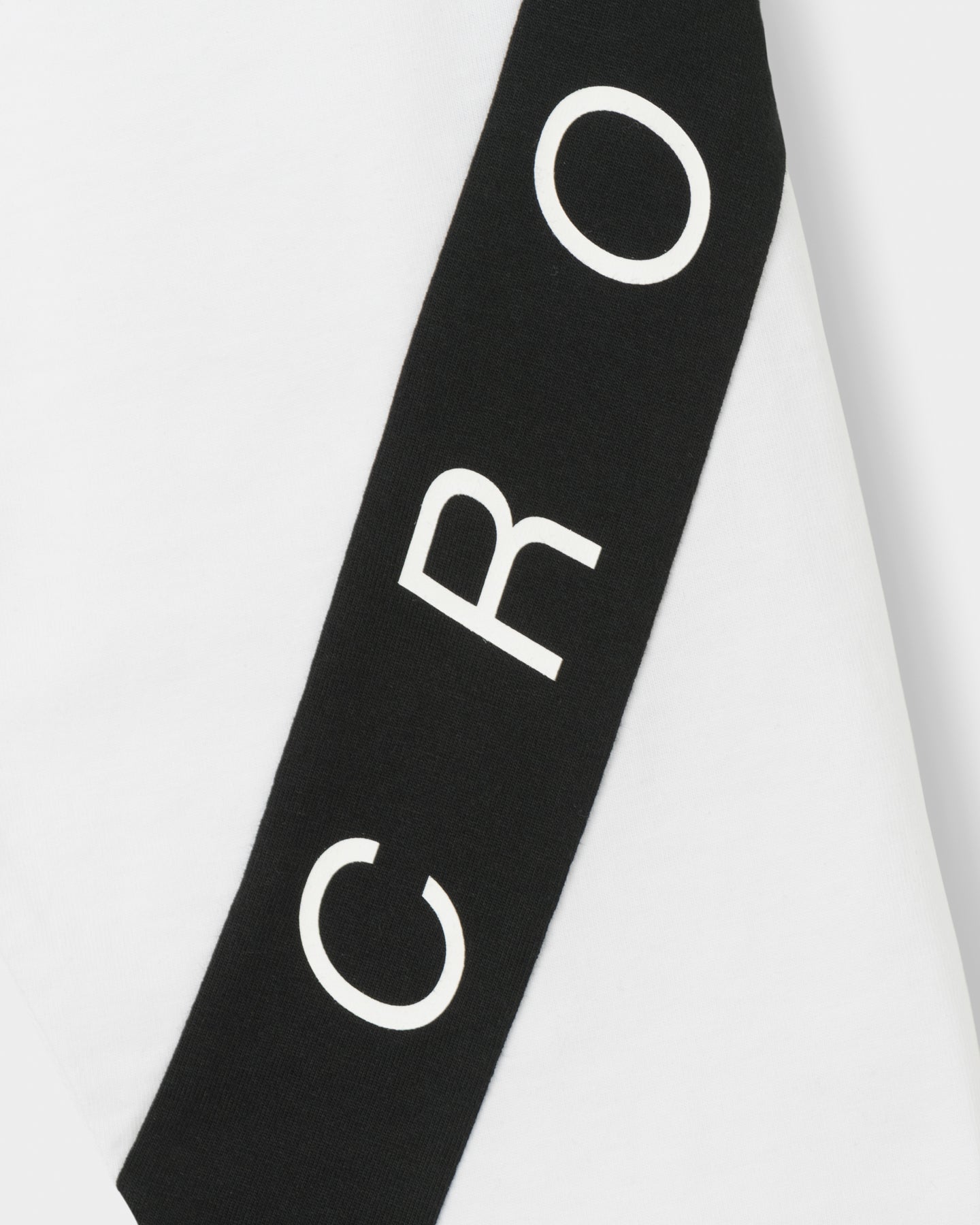 CRONOS DIAGONAL OVER L/S TEE【WHITE】
