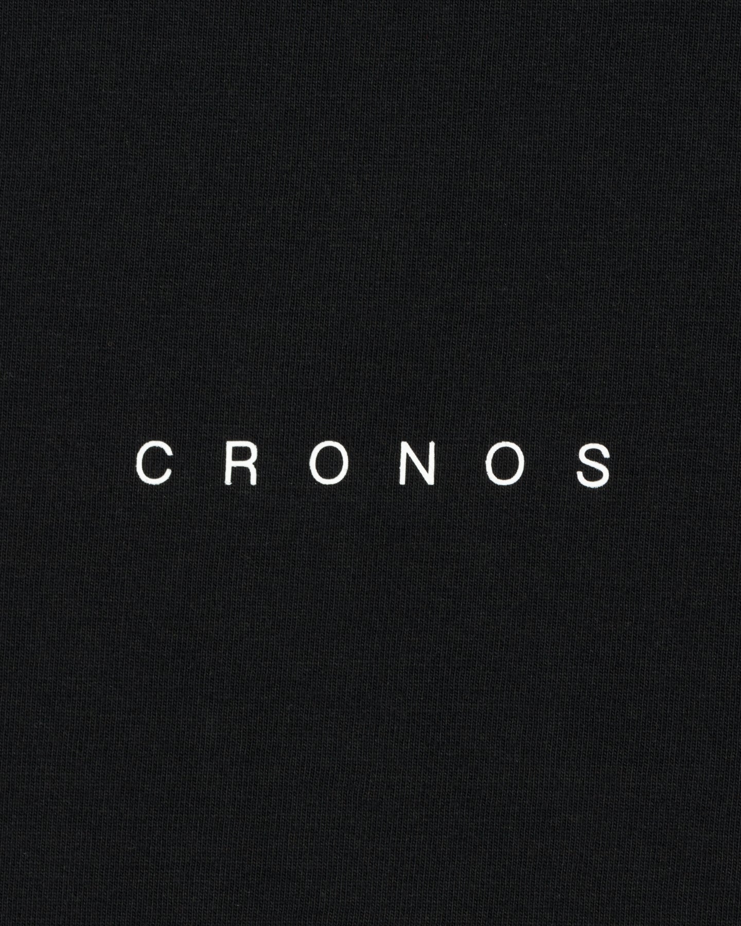CRONOS DIAGONAL OVER S/S TEE【BLACK】