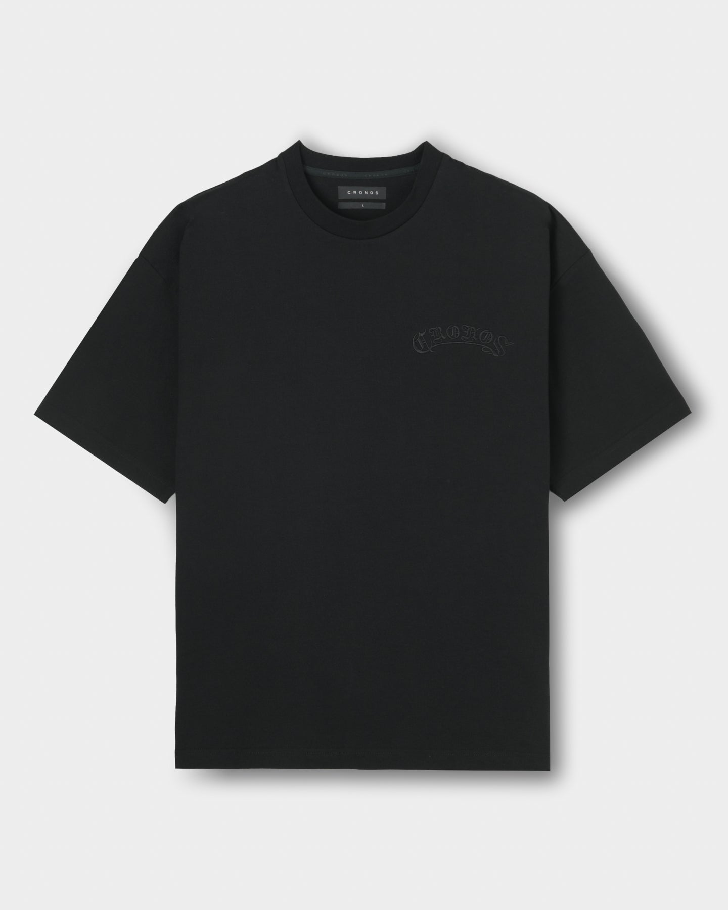 CRONOS BLACKLETTER S/S TEE【BLACK×ORANGE】