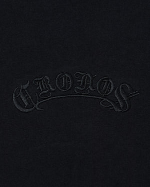 CRONOS BLACKLETTER  L/S TEE【BLACK×GREIGE】