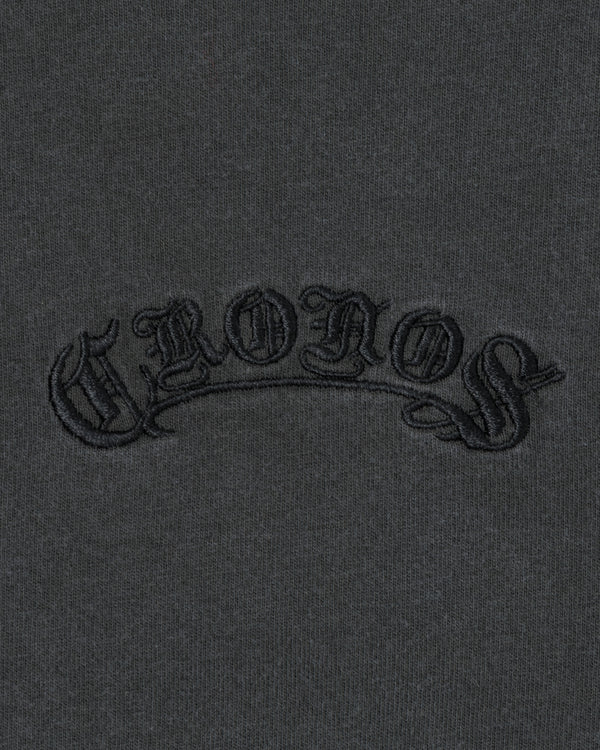 CRONOS BLACKLETTER  L/S TEE【V BLACK】