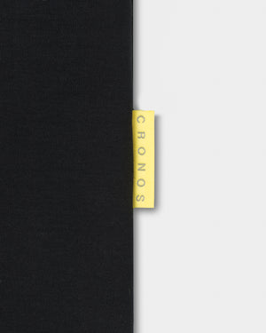 CRONOS TEXTURE REGULAR S/S TEE【BLACK】