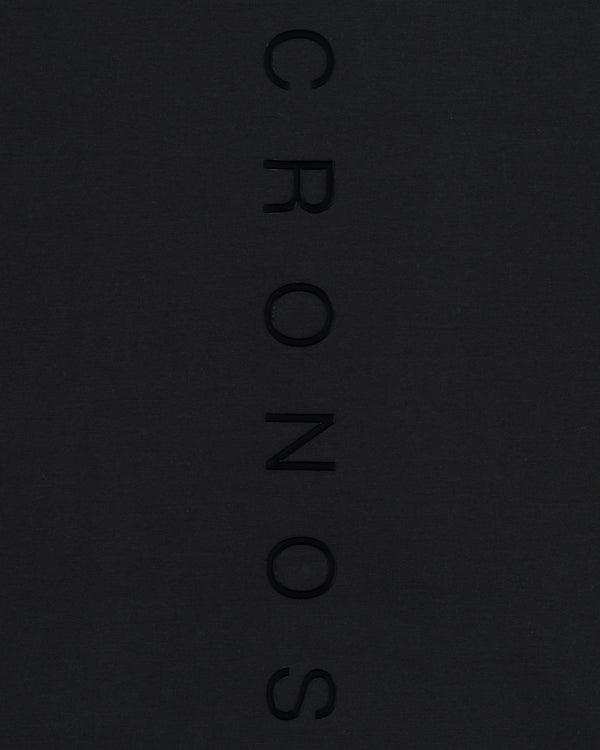 CRONOS TEXTURE REGULAR S/S TEE【BLACK】