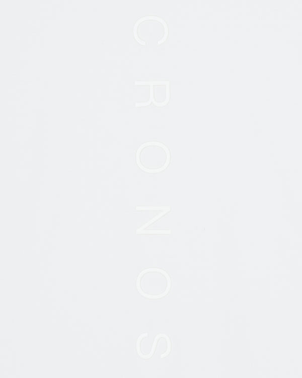 CRONOS TEXTURE REGULAR S/S TEE【WHITE】