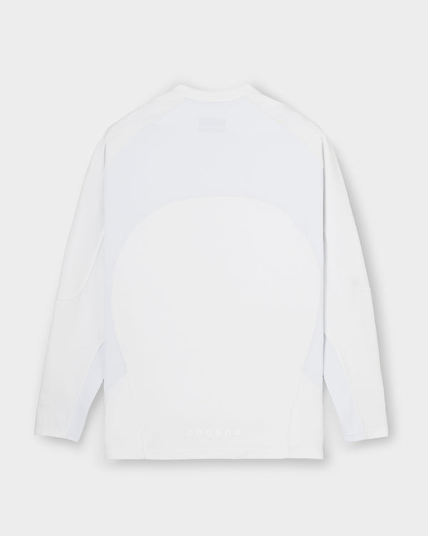 CRONOS WIDE SILHOUETTE L/S TEE【WHITE】