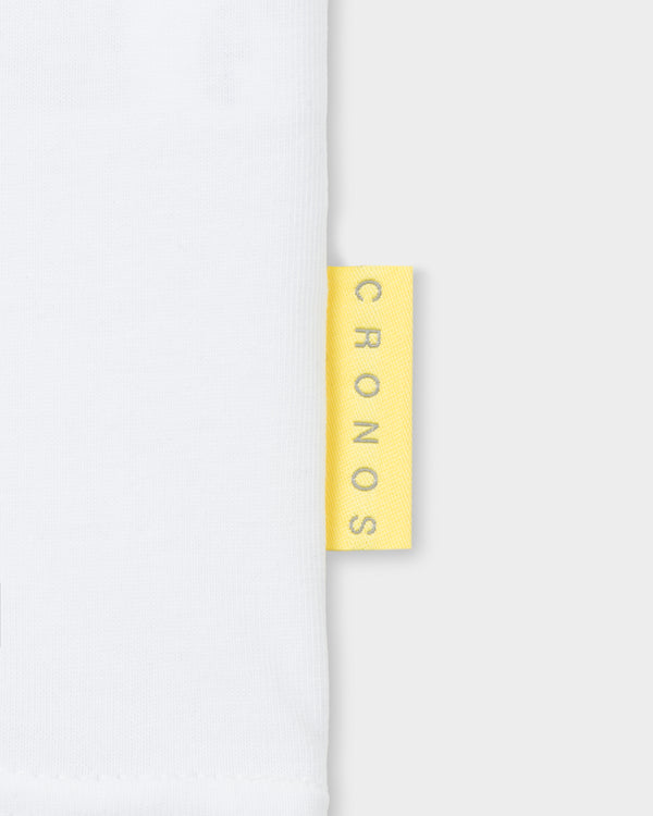 CRONOS WIDE SILHOUETTE L/S TEE【WHITE】