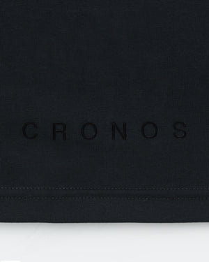 CRONOS WIDE SILHOUETTE L/S TEE【BLACK】