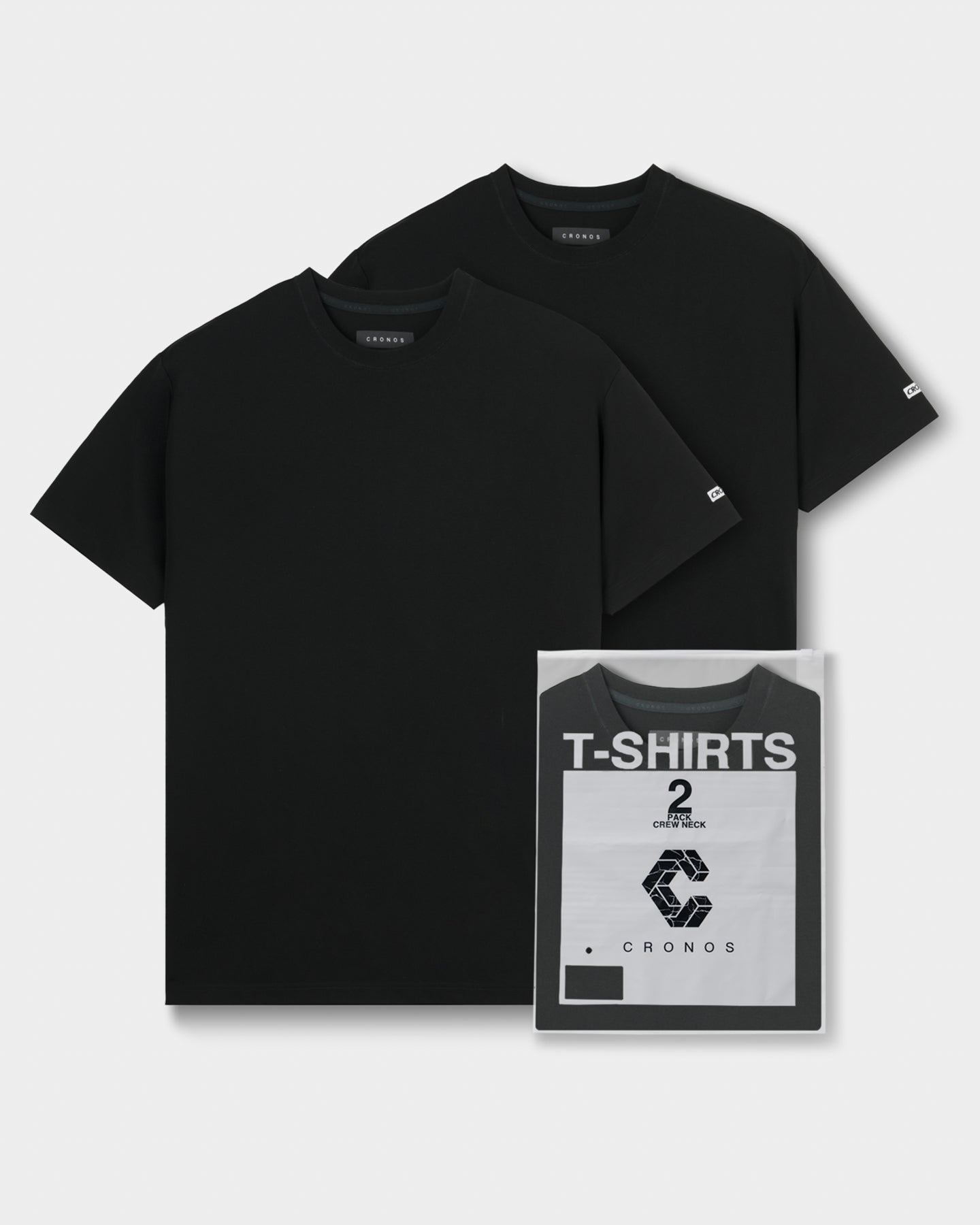 CRONOS DAILY 2PACK S/S TEE【BLACK】