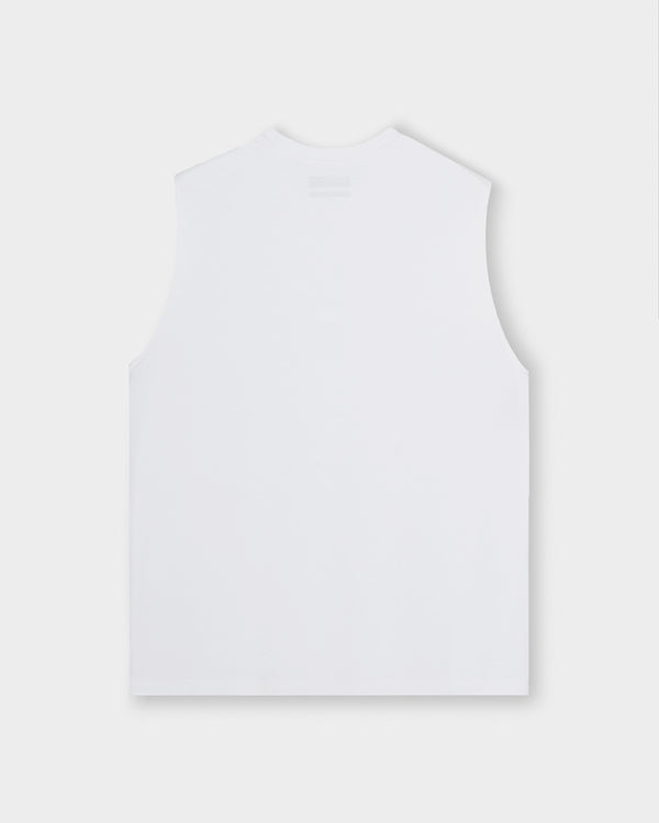 CRONOS EASY FIT SLEEVELESS【WHITE】