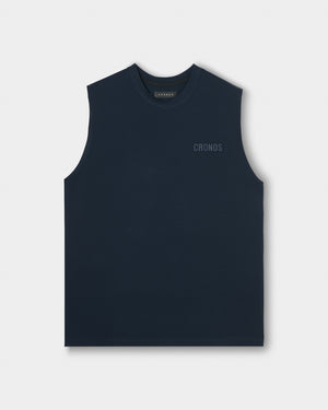 CRONOS EASY FIT SLEEVELESS【NAVY】