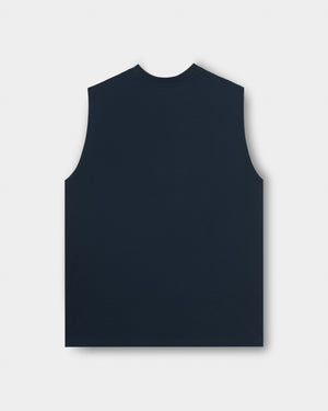 CRONOS EASY FIT SLEEVELESS【NAVY】