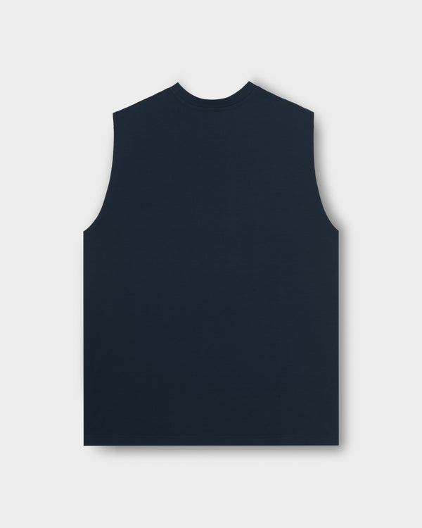 CRONOS EASY FIT SLEEVELESS【NAVY】