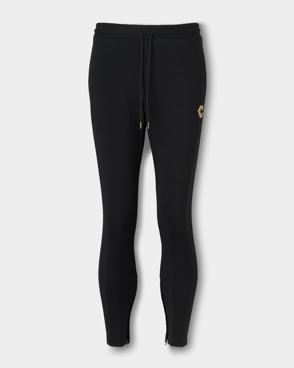 CRONOS HIGH-STRETCH SKINNY PANTS [BLACK×GOLD]