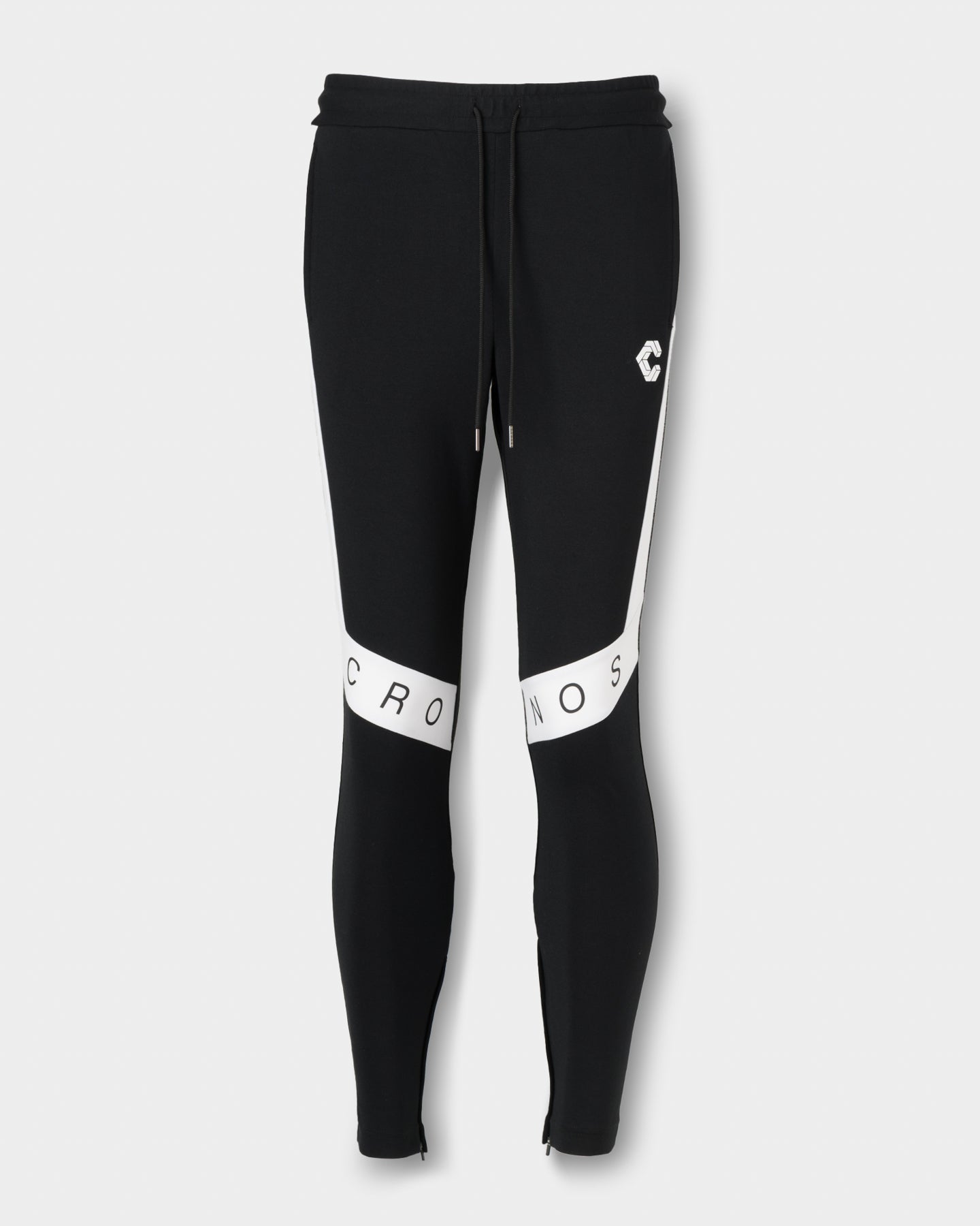 【新品未使用】CRONOS BLACK SIDE LINE PANTS CRONOS DIAGONAL SKINNY PANTS【BLACK】