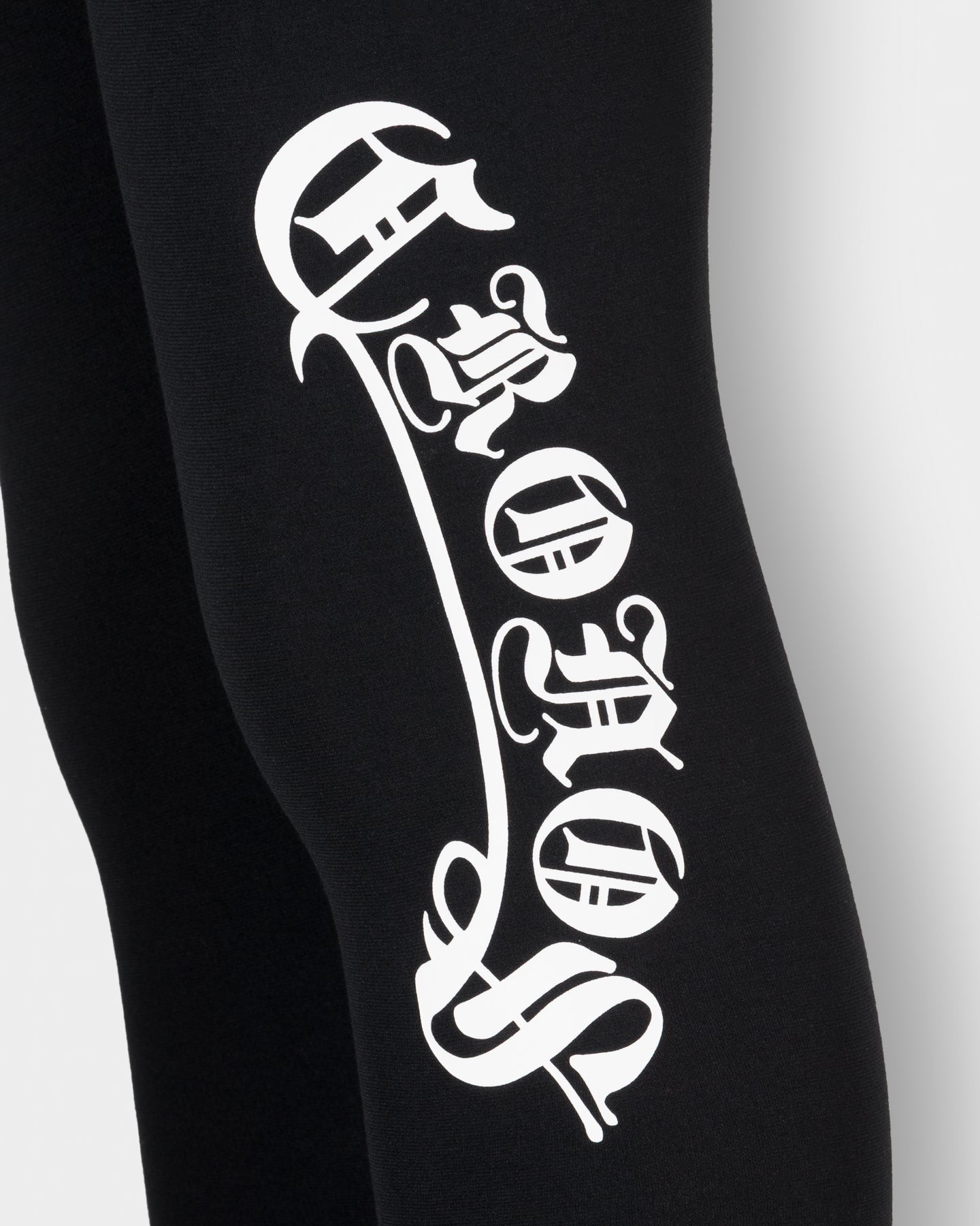 【新品】最終値下げCRONOS BLACKLETTER SKINNY PANTS CRONOS BLACKLETTER SKINNY PANTS【BLACK×WHITE】