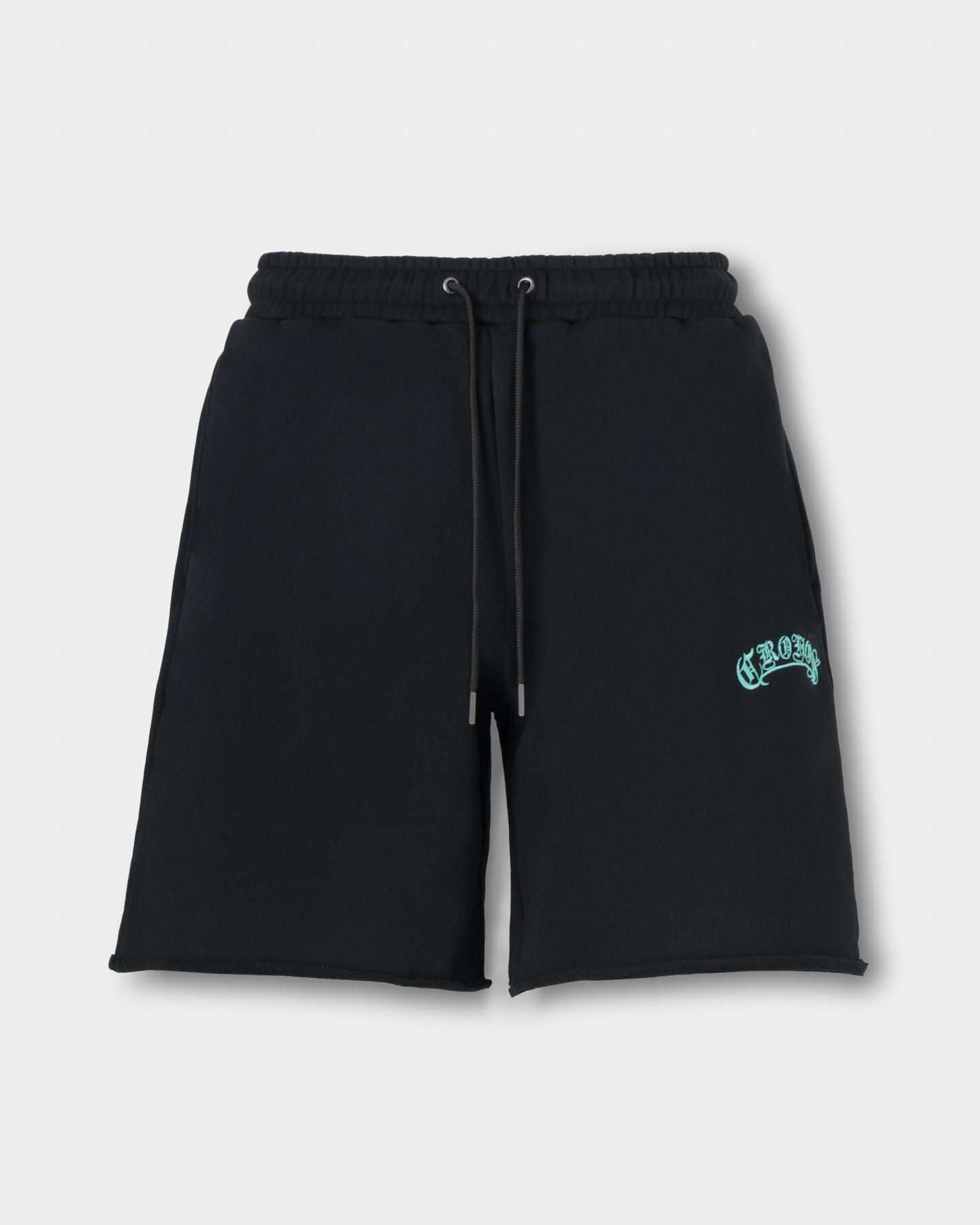 CRONOS BLACKLETTER SHORTS【BLACK×T.BLUE】