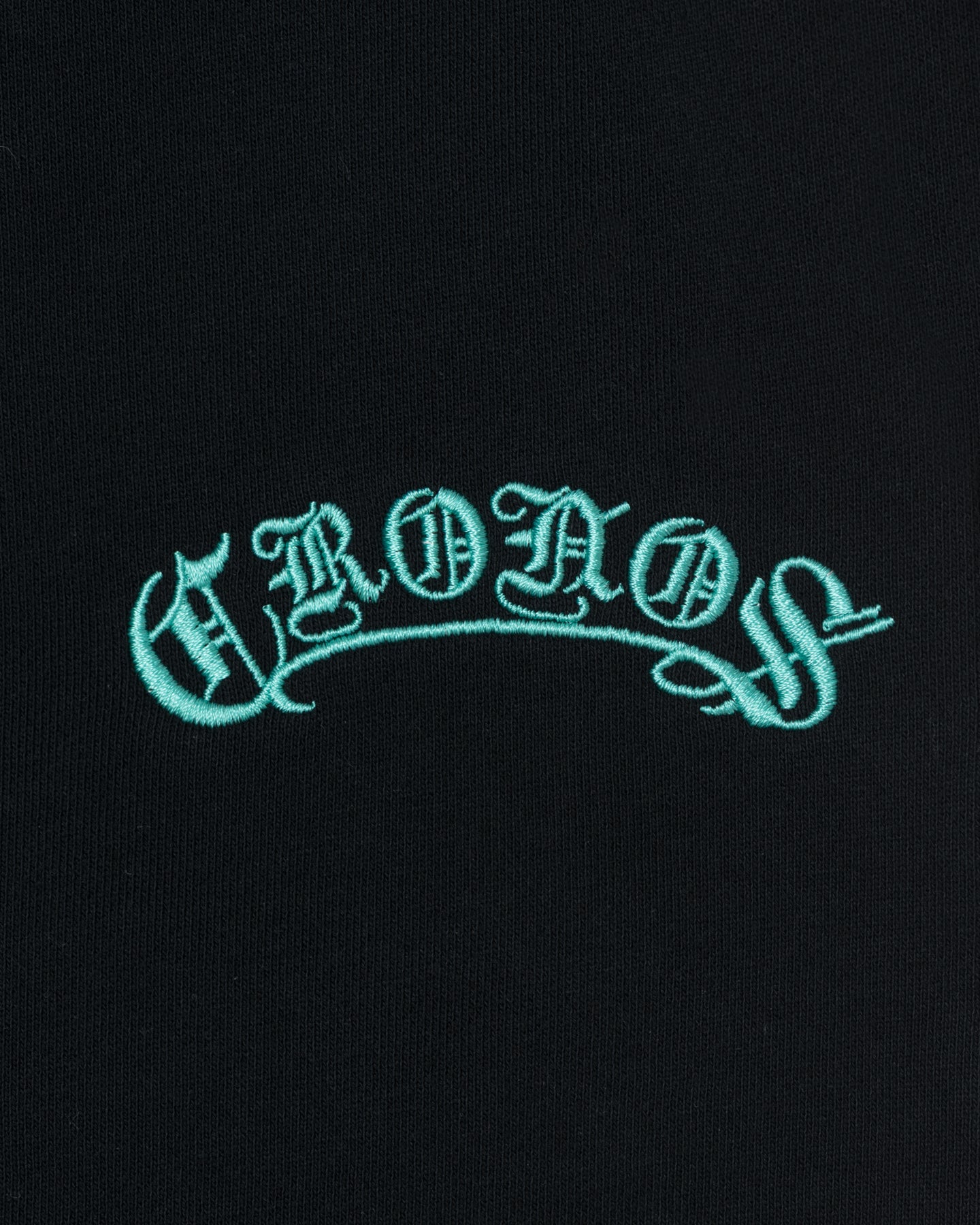 CRONOS BLACKLETTER SHORTS【BLACK×T.BLUE】